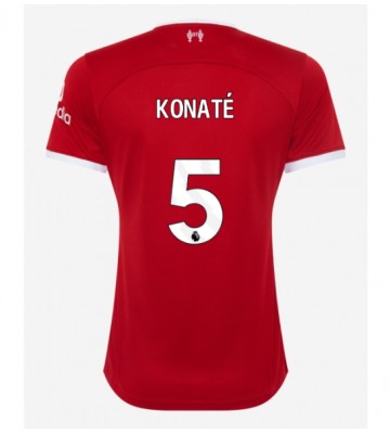 Liverpool Ibrahima Konate #5 Koszulka Podstawowych Kobiety 2023-24 Krótki Rękaw